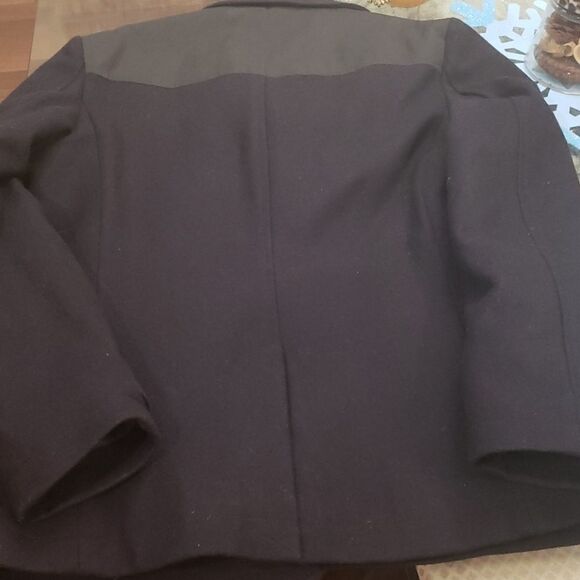 Host p🎈MEXX METROPOLITAN WOOL BLEND PEA COAT - Picture 7 of 8